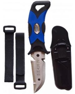 Diving knife BARAKUDA jacket knife with Velcro attachment
