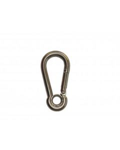 Snap hook with eyelet 70 x 7 mm Stainless Steel