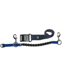 Stage harness with tank strap with 2 RVS Boldsnap