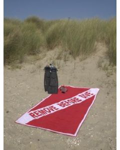 Beach Towel 100 x 200 cm REMOVE BEFORE DIVE ®