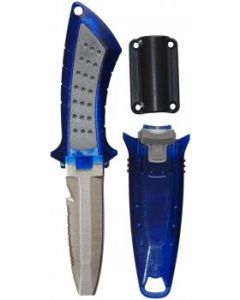 Diving Knife SEA Jacket Knife without tip with hose attachment.