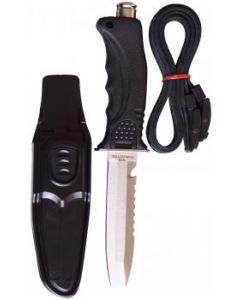 Diving knife HIGHLÄNDER with hammer part without tip incl. strap